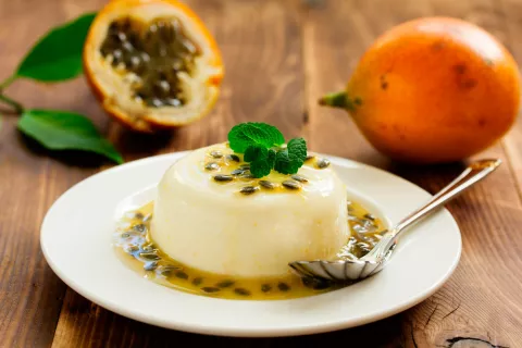 Pasiflora en la cocina Pasiflora en una receta