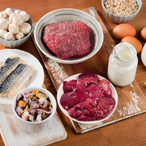 Vitamina B12 Alimentos con Vitamina B12