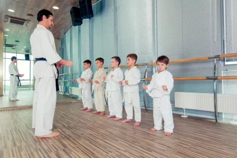 Actividades extraescolares Niños practicando judo